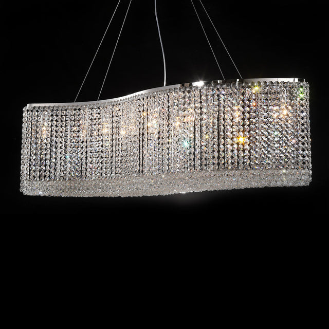 Aico Furniture - Cool Breeze 14 Light Chandelier - Lt-Ch992-14Clr