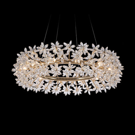 Aico Furniture - Bouquet 12 Light Chandelier - Lt-Ch996-12Gld