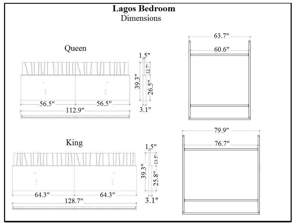 Lagos Premium Bedroom Set Bedroom set by J&M Furniture J&M Furniture