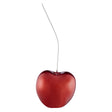 Large Metallic Red Cherry Sculpture 25" Tall | Finesse