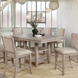 Ledyard 7-Piece Rectangular Counter Height Dining Set by Furniture of America Furniture of America