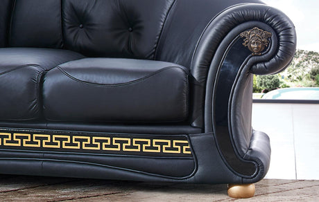 Apolo Sectional Left Facing Black - Apolosectleftblack | ESF