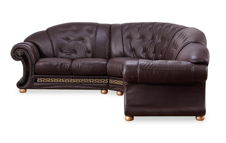 Apolo Sectional Right Facing Brown - Apolosectrightbrow | ESF | Home Elegance USA