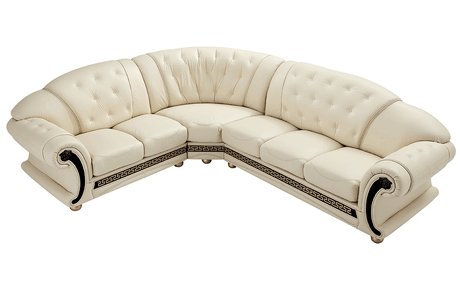 Apolo Sectional Left Facing Ivory - Apolosectleftivory | ESF