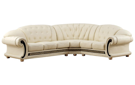 Apolo Sectional Right Facing Ivory - Apolosectrightivory | ESF