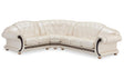 ESF Furniture - Apolo Sectional Left Facing Pearl - APOLOSECTLEFTPEARL