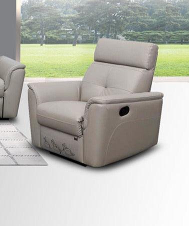 Esf Furniture - 8501 Chair W-Recliners In Light Grey - 85011