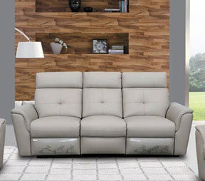 8501 3 Sofa W-2 Recliners In Light Grey - 85013 | ESF