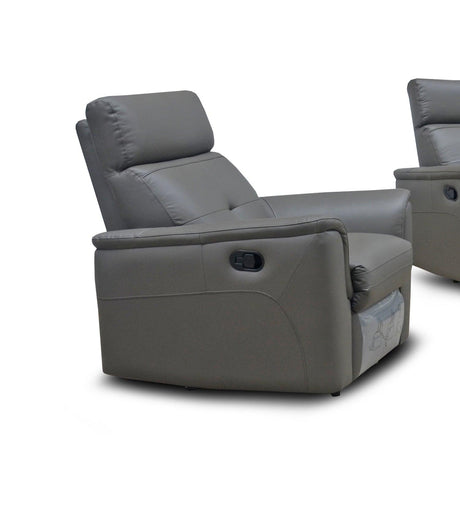 8501 3 Piece Recliner Living Room Set In Dark Grey - 8501Darkgrey-Slc | ESF