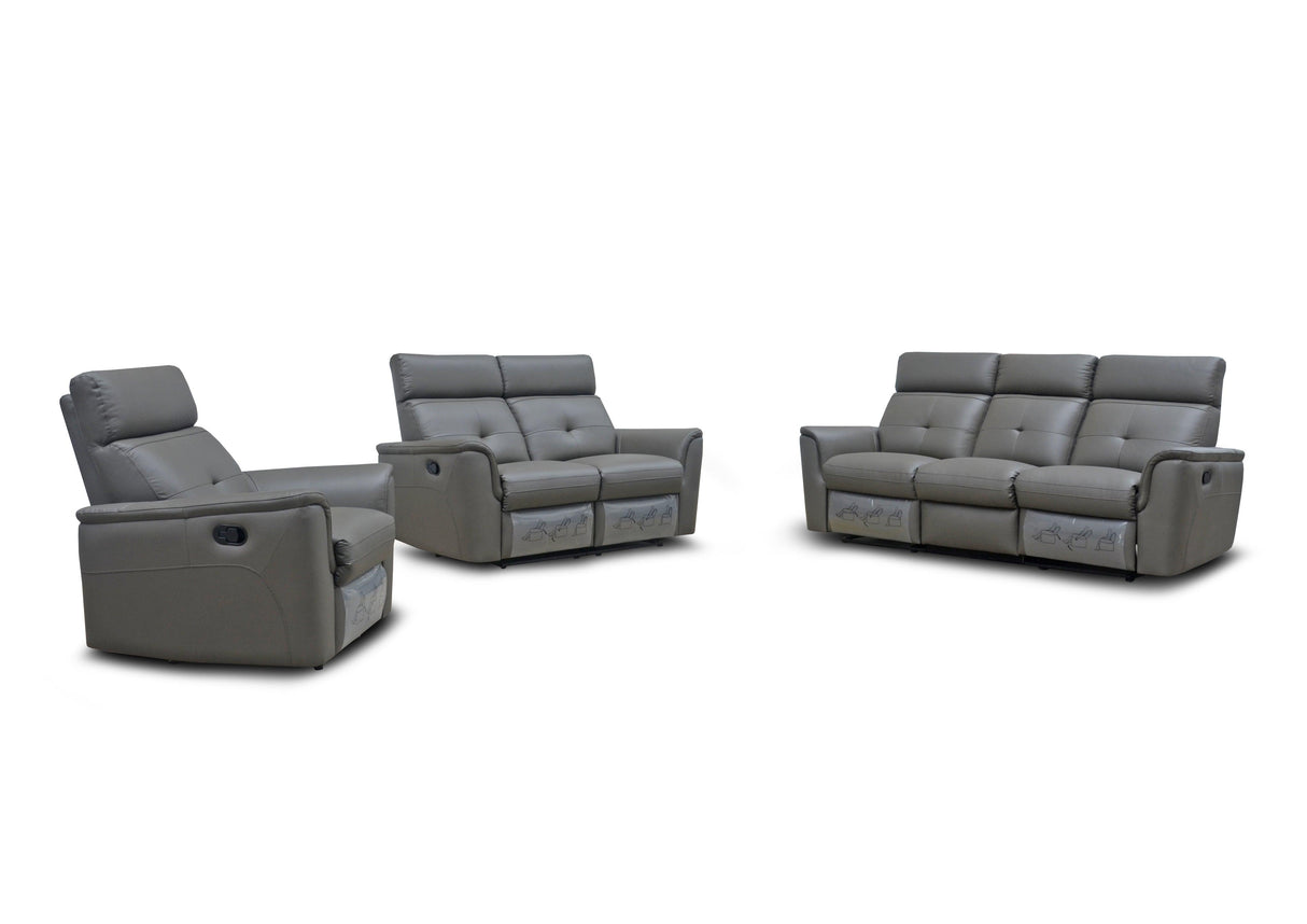 Esf Furniture - Extravaganza 8501 Recliner Chair In Dark Grey - 85011Darkgrey