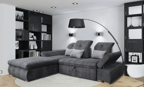 Estero Sectional Left With Bed And Storage - Esteroleft | ESF