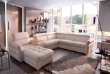 Esf Furniture - Massimo Sectional Left Chaise W/Storage, Bar Element, Electric Recliner, Corner, Sofa W/Bed - Massimo Sectional