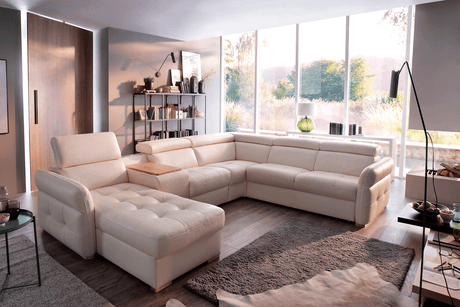 Esf Furniture - Massimo Sectional Left Chaise W/Storage, Bar Element, Electric Recliner, Corner, Sofa W/Bed - Massimo Sectional