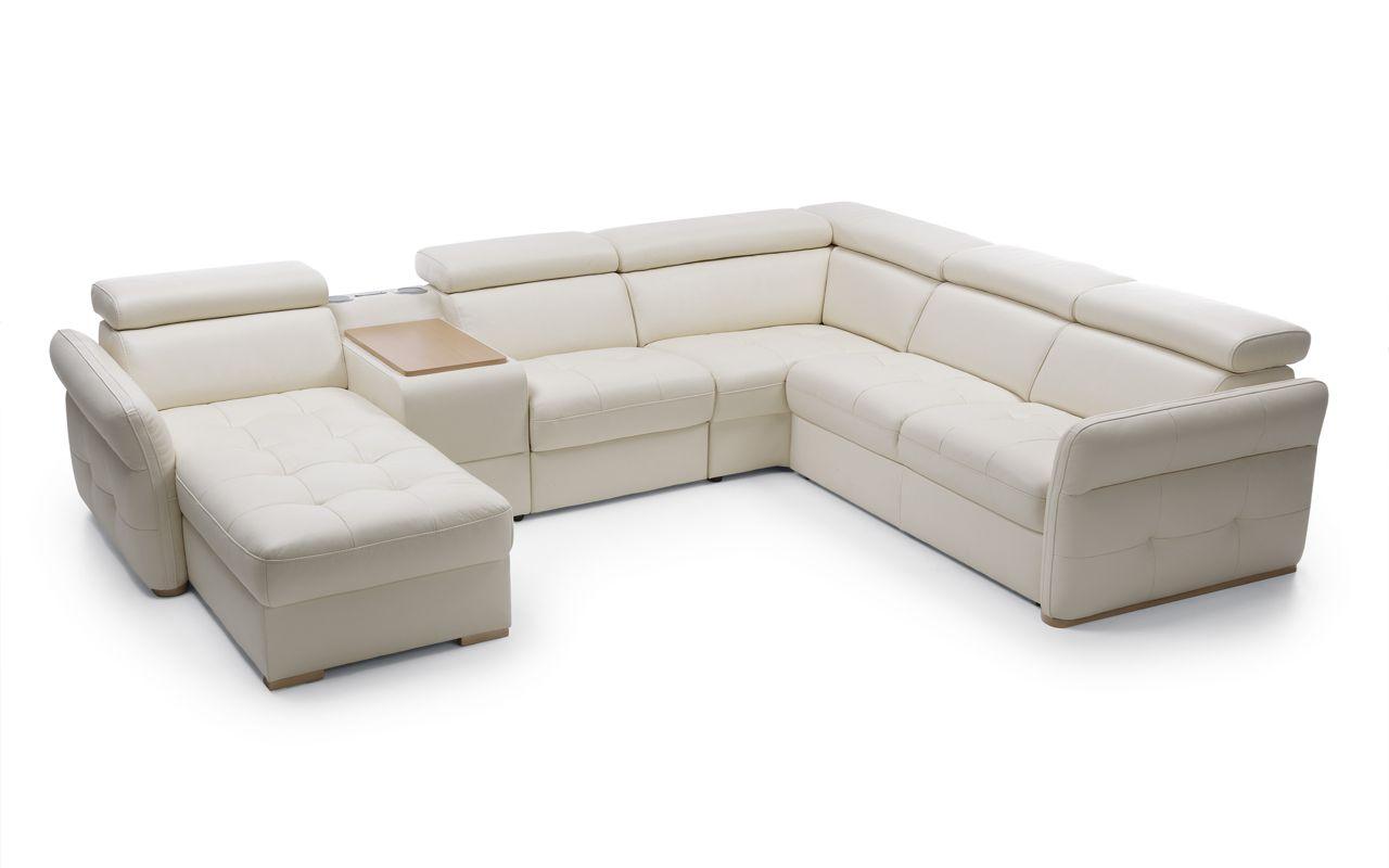 Esf Furniture - Massimo Sectional Left Chaise W/Storage, Bar Element, Electric Recliner, Corner, Sofa W/Bed - Massimo Sectional