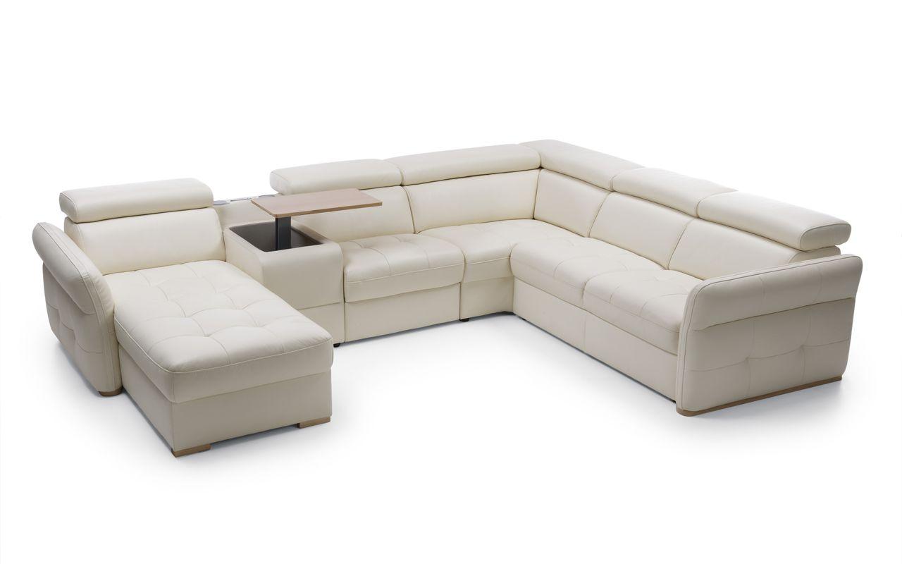 Esf Furniture - Massimo Sectional Left Chaise W/Storage, Bar Element, Electric Recliner, Corner, Sofa W/Bed - Massimo Sectional