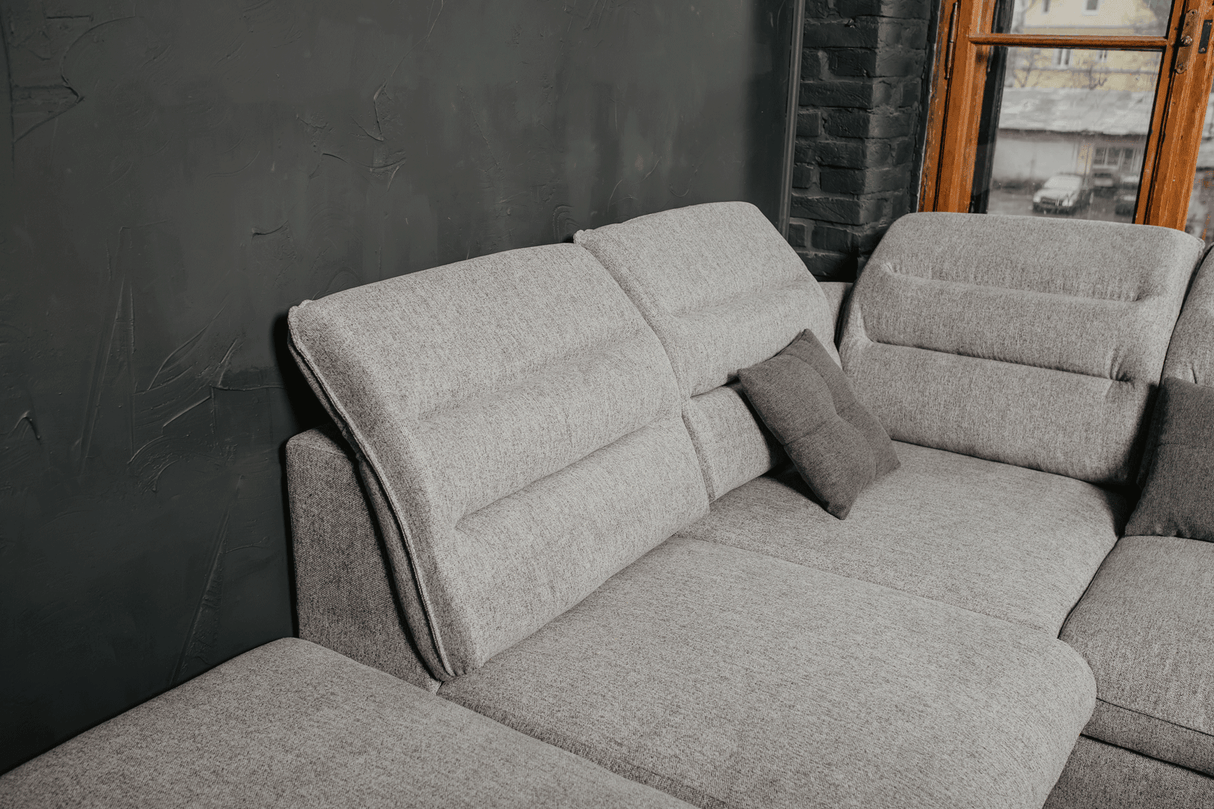 ESF Furniture - Oliver Sectional Left w/ Bed and Storage - OLIVER-SEC-LEFT
