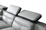 Esf Furniture - 908 Sectional Right In Light Grey - 908Sectionalright