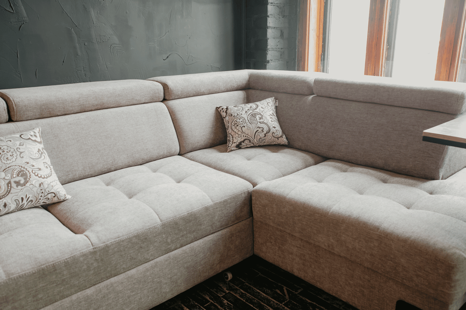 Esf Furniture - Garda Sectional Left W/ Bed And Storage - Gardasectionalleft