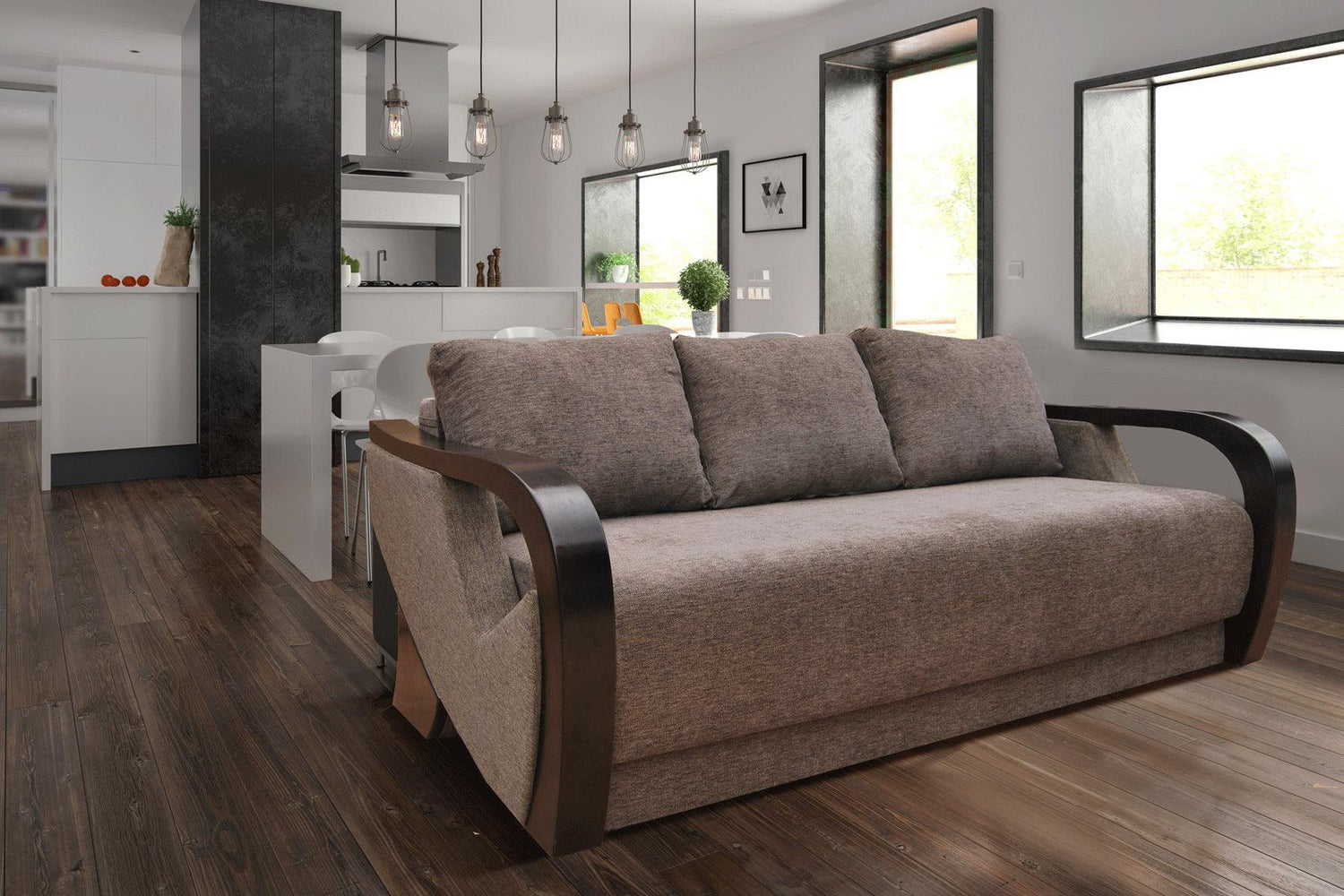 Esf Furniture - Modern Sofa Bed And Storage - Modernsofabed