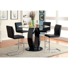Lodia 5-Piece Round Counter Height Dining Set by Furniture of America