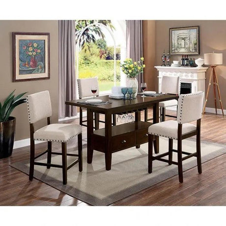 Lordello Counter Height Dining Set by Furniture of America Furniture of America