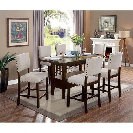 Lordello Counter Height Dining Set by Furniture of America Furniture of America