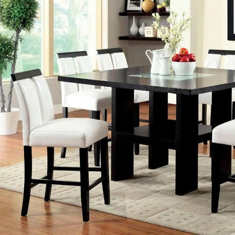 Luminar 7-Piece Counter Height Dining Set by Furniture of America Furniture of America