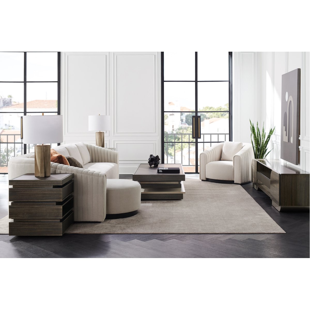 Caracole La Moda 3-Piece Sectional