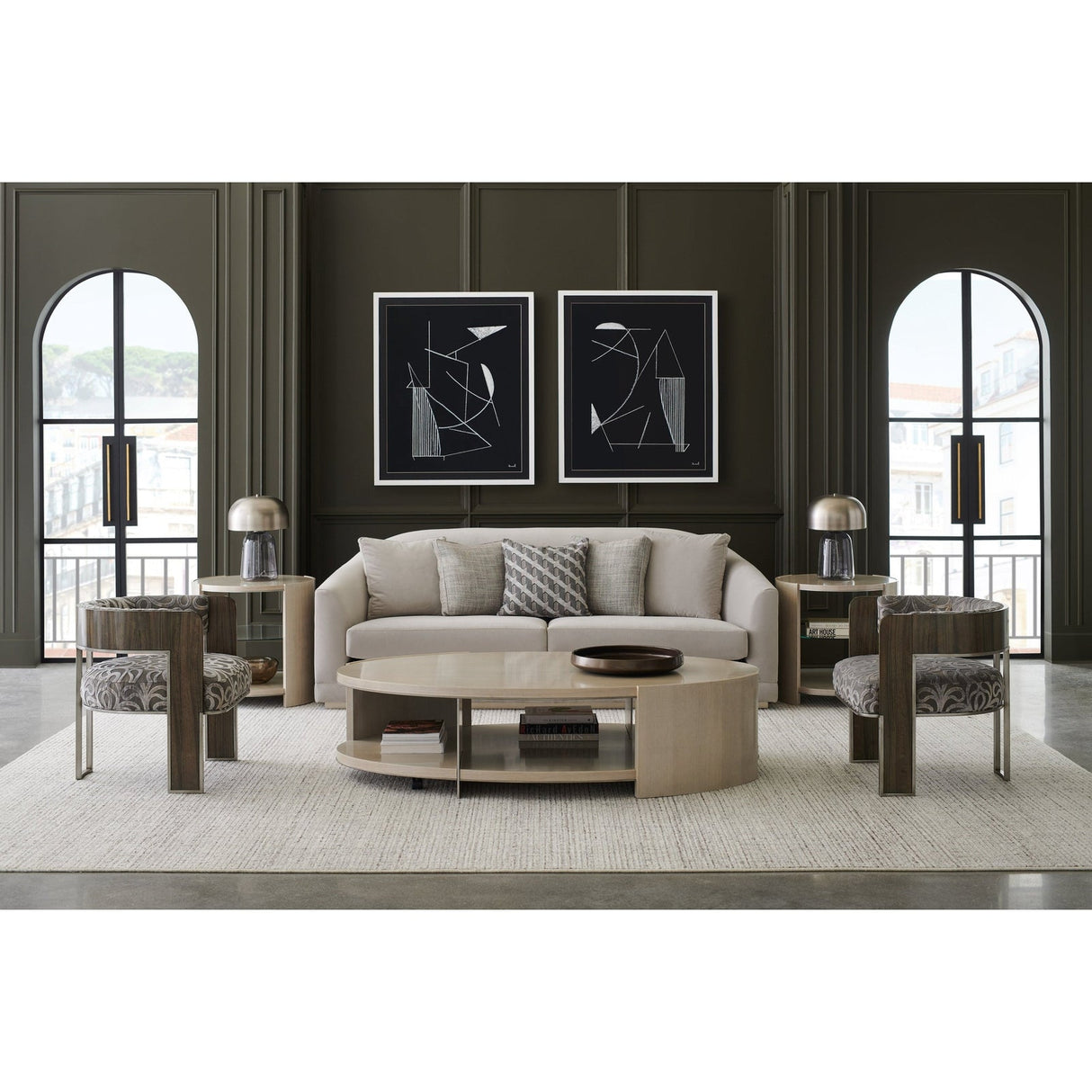 Caracole Modern La Moda Da Vita Round End Table - Home Elegance USA