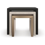 Caracole Modern Principles Contrast Nesting Tables - Home Elegance USA