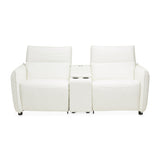 Michael Amini Mia Bella Verona Sectional Loveseat W/Storage Console 3Pc - Home Elegance USA