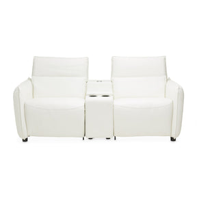 Michael Amini Mia Bella Verona Sectional Loveseat W/Storage Console 3Pc - Home Elegance USA