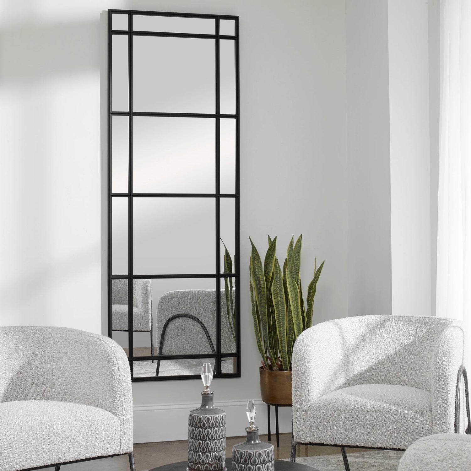 Atticus Large Rectangular Mirror | Uttermost | Home Elegance USA