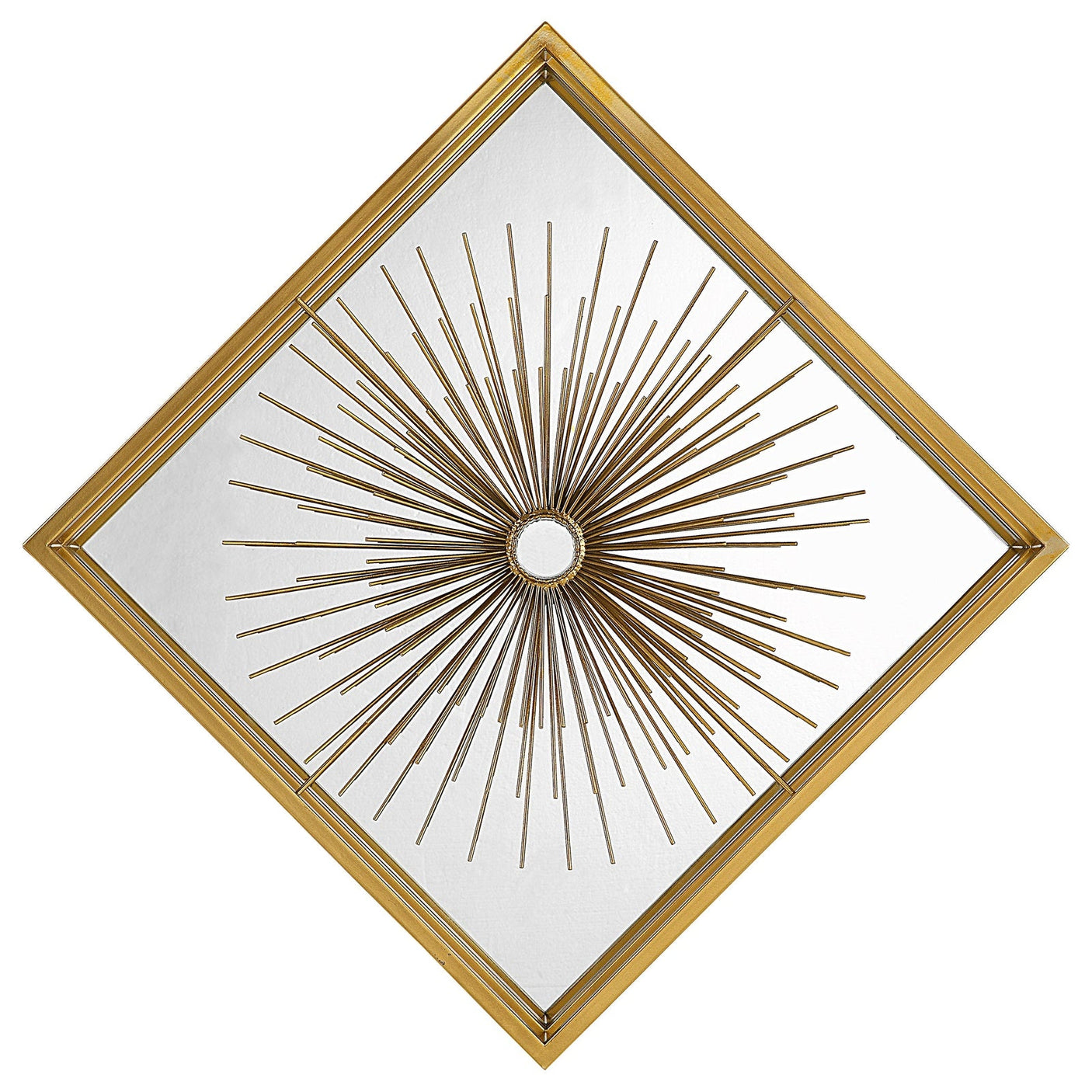 Uttermost Starlight Mirrored Brass Wall Decor - Home Elegance USA