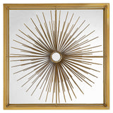 Uttermost Starlight Mirrored Brass Wall Decor - Home Elegance USA