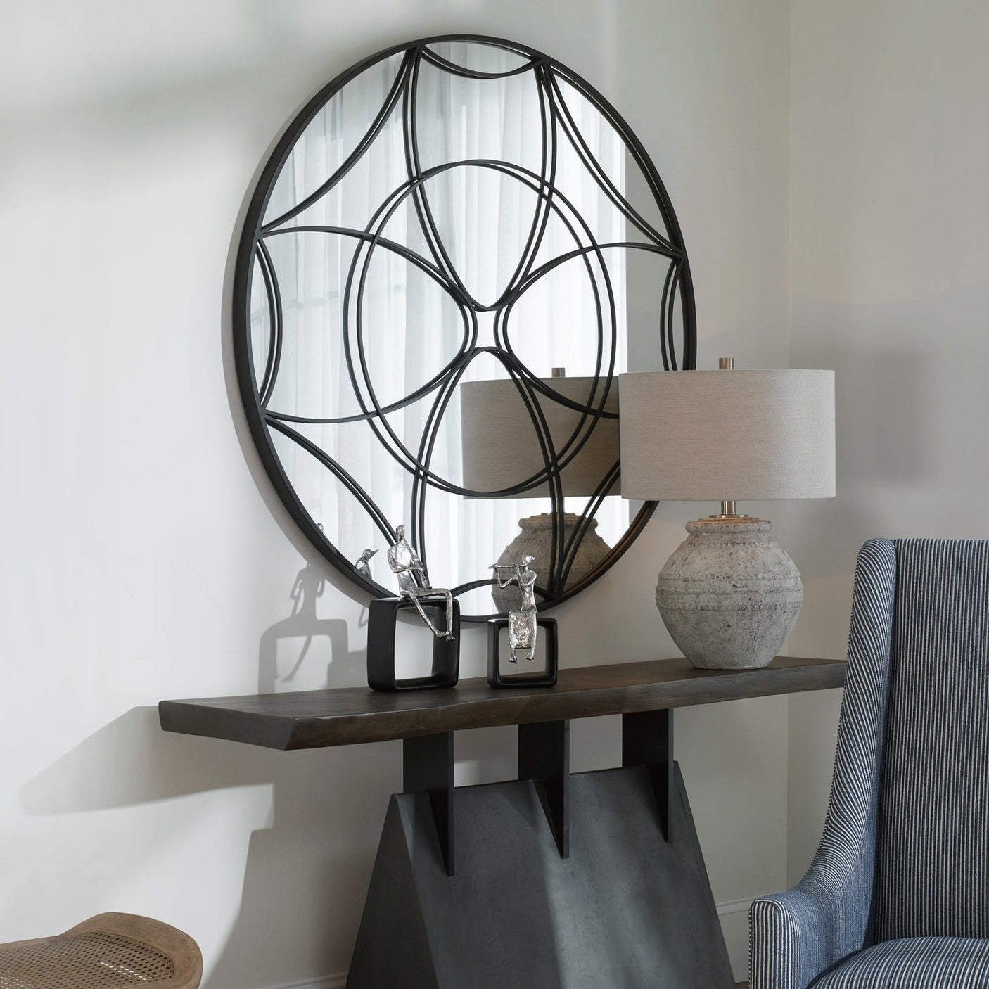 Uttermost Jocasta Mirrored Circular Wall Decor - Home Elegance USA