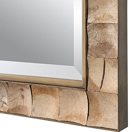Uttermost Cocos Coconut Shell Mirror - Home Elegance USA