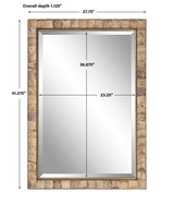 Uttermost Cocos Coconut Shell Mirror - Home Elegance USA
