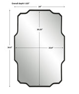 Casmus Iron Wall Mirror | Uttermost | Home Elegance USA