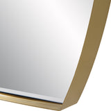 Uttermost Portal Modern Brass Mirror - Home Elegance USA