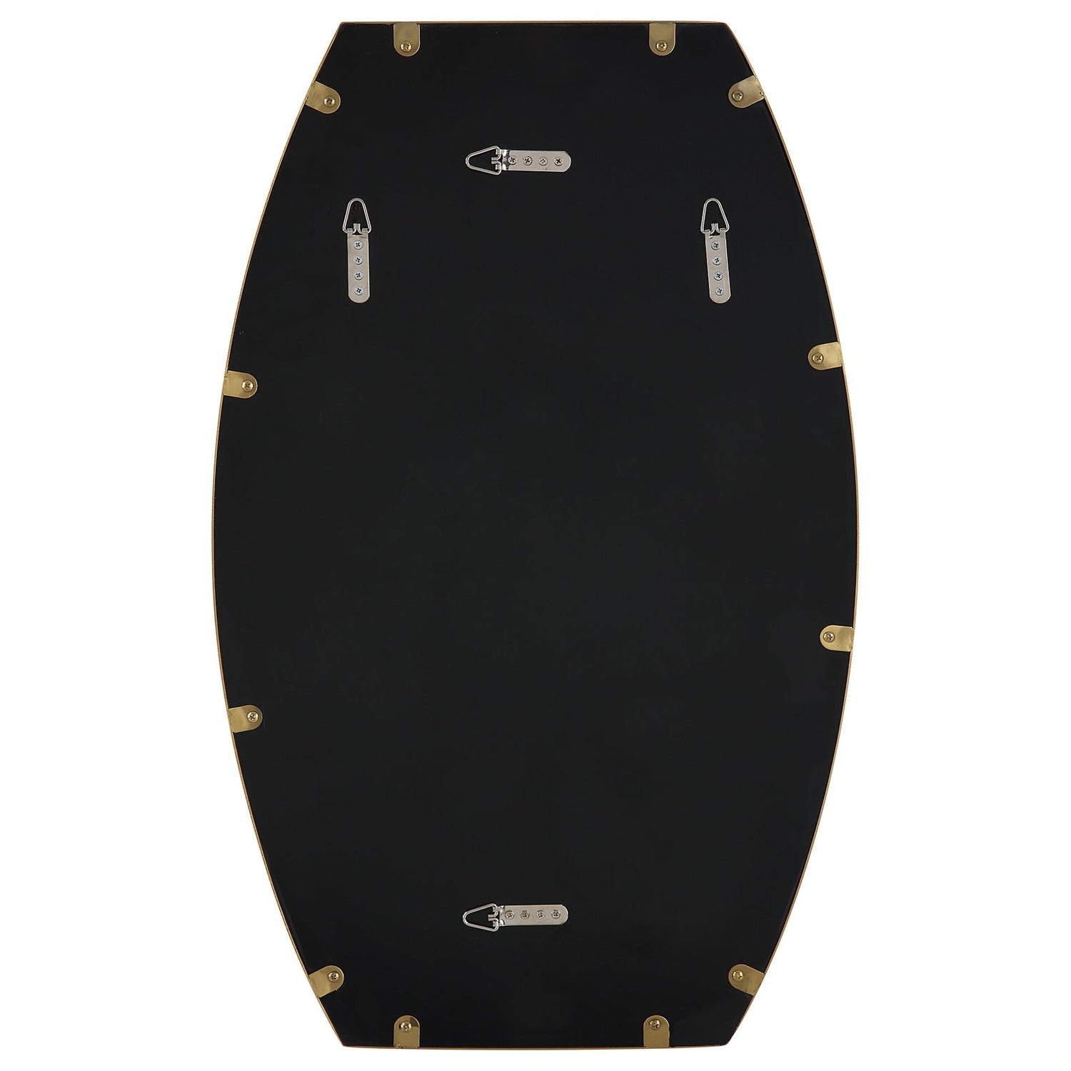 Uttermost Portal Modern Brass Mirror - Home Elegance USA