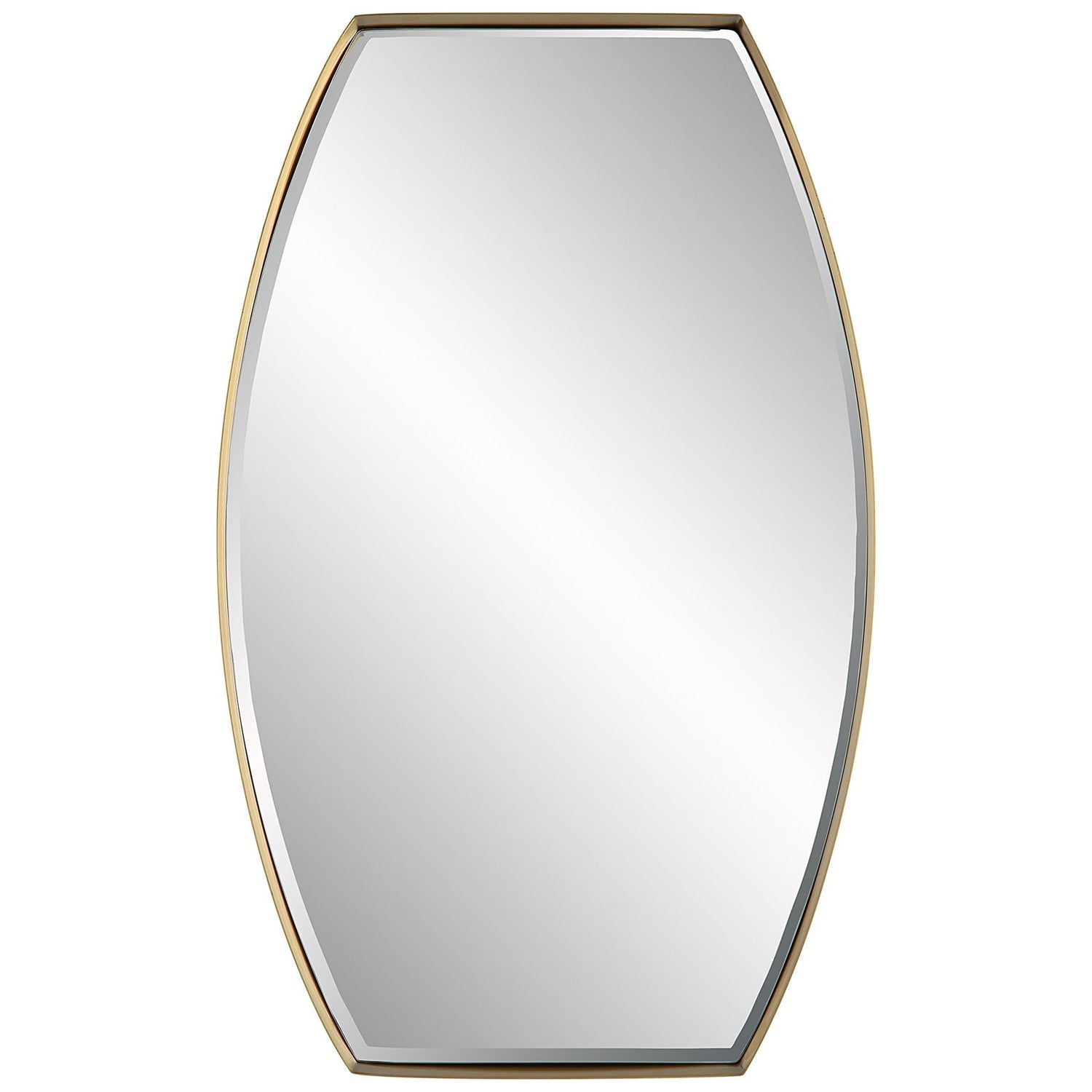Uttermost Portal Modern Brass Mirror - Home Elegance USA