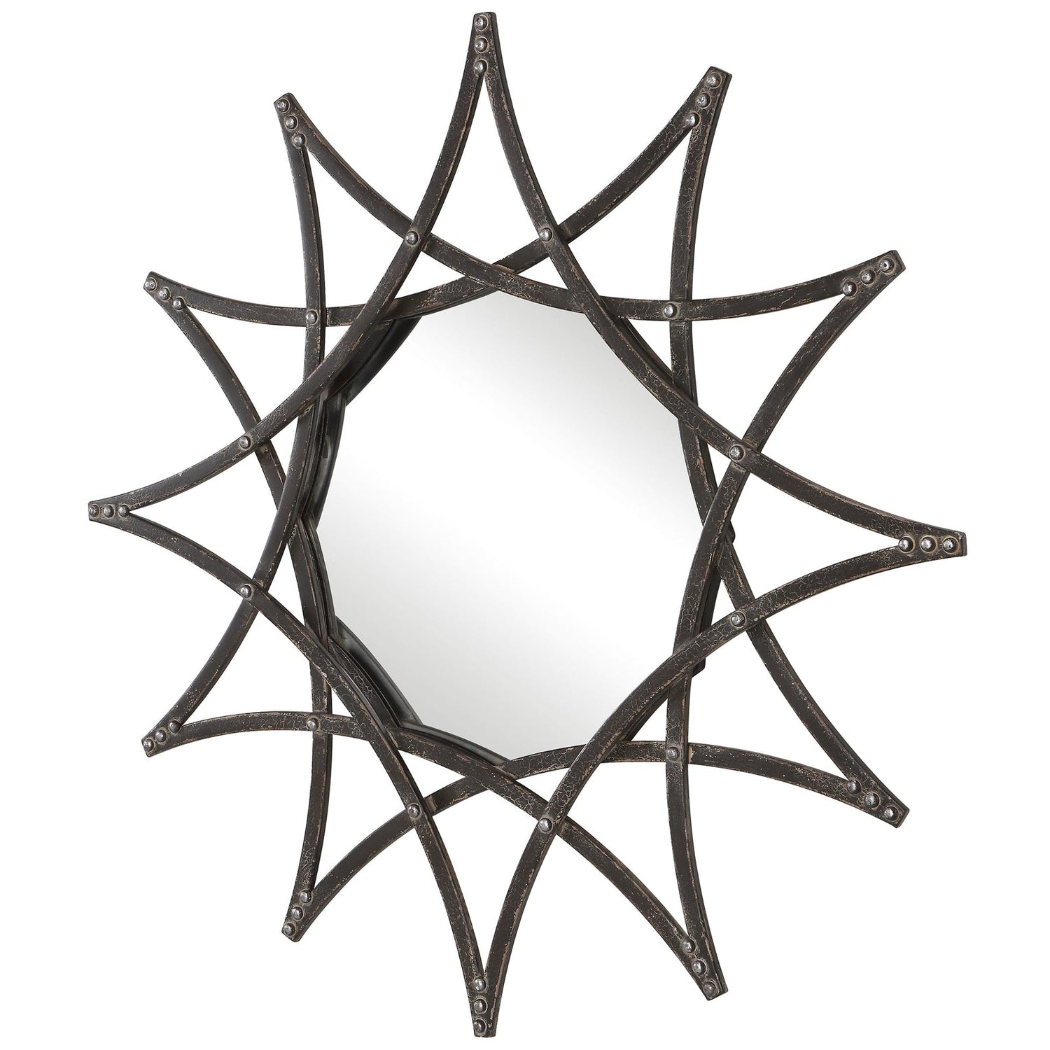 Uttermost Solaris Iron Star Mirror - Home Elegance USA