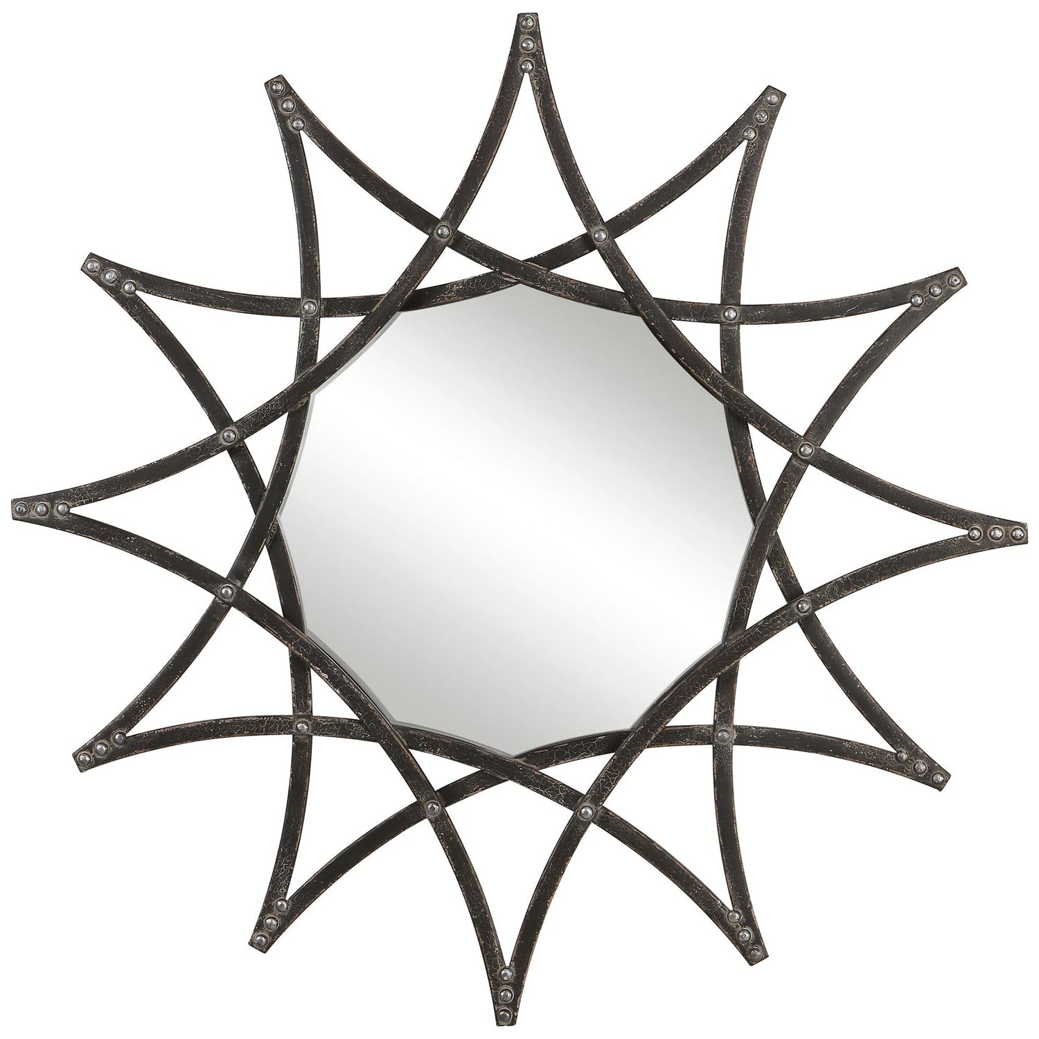 Uttermost Solaris Iron Star Mirror - Home Elegance USA