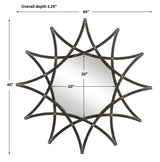 Uttermost Solaris Iron Star Mirror - Home Elegance USA