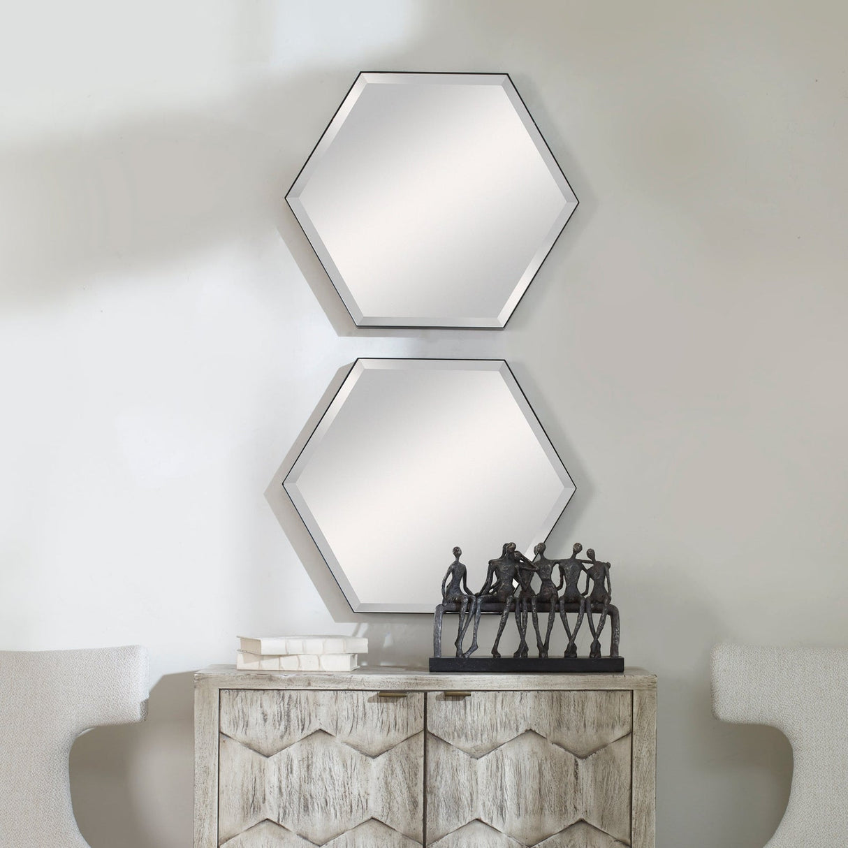 Amaya Octagonal Mirrors - Set Of 2 | Uttermost | Home Elegance USA