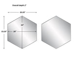 Amaya Octagonal Mirrors - Set Of 2 | Uttermost | Home Elegance USA
