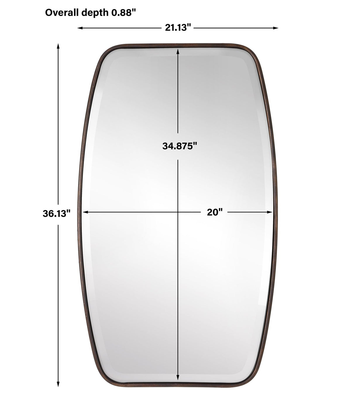 Canillo Mirror | Uttermost | Home Elegance USA