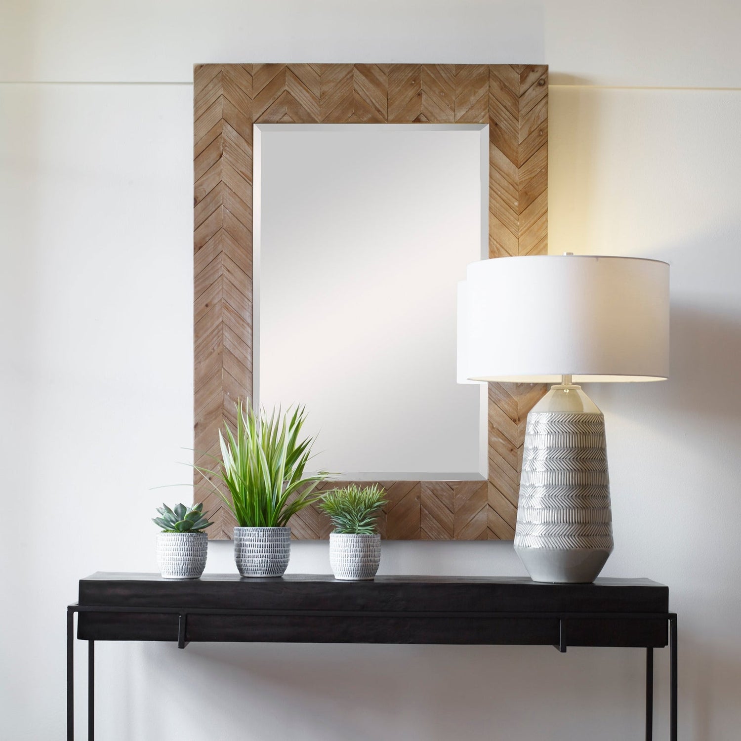 Demetria Wooden Mirror, Small | Uttermost | Home Elegance USA