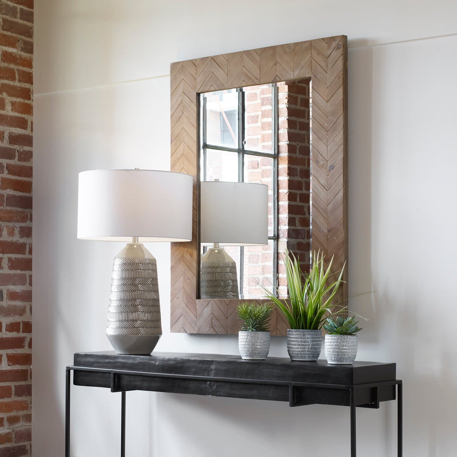 Demetria Wooden Mirror, Small | Uttermost | Home Elegance USA